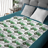 Farm Tractor Custom Name Blanket - Gifts for baby